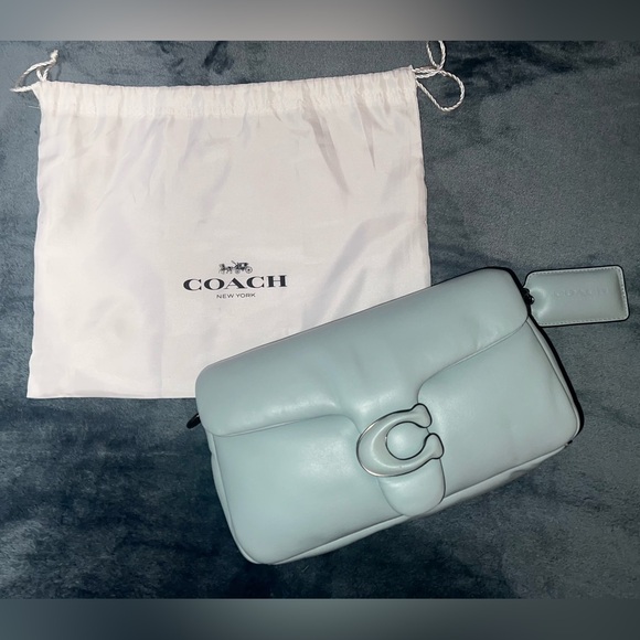 Coach Pillow Tabby 26 Aqua